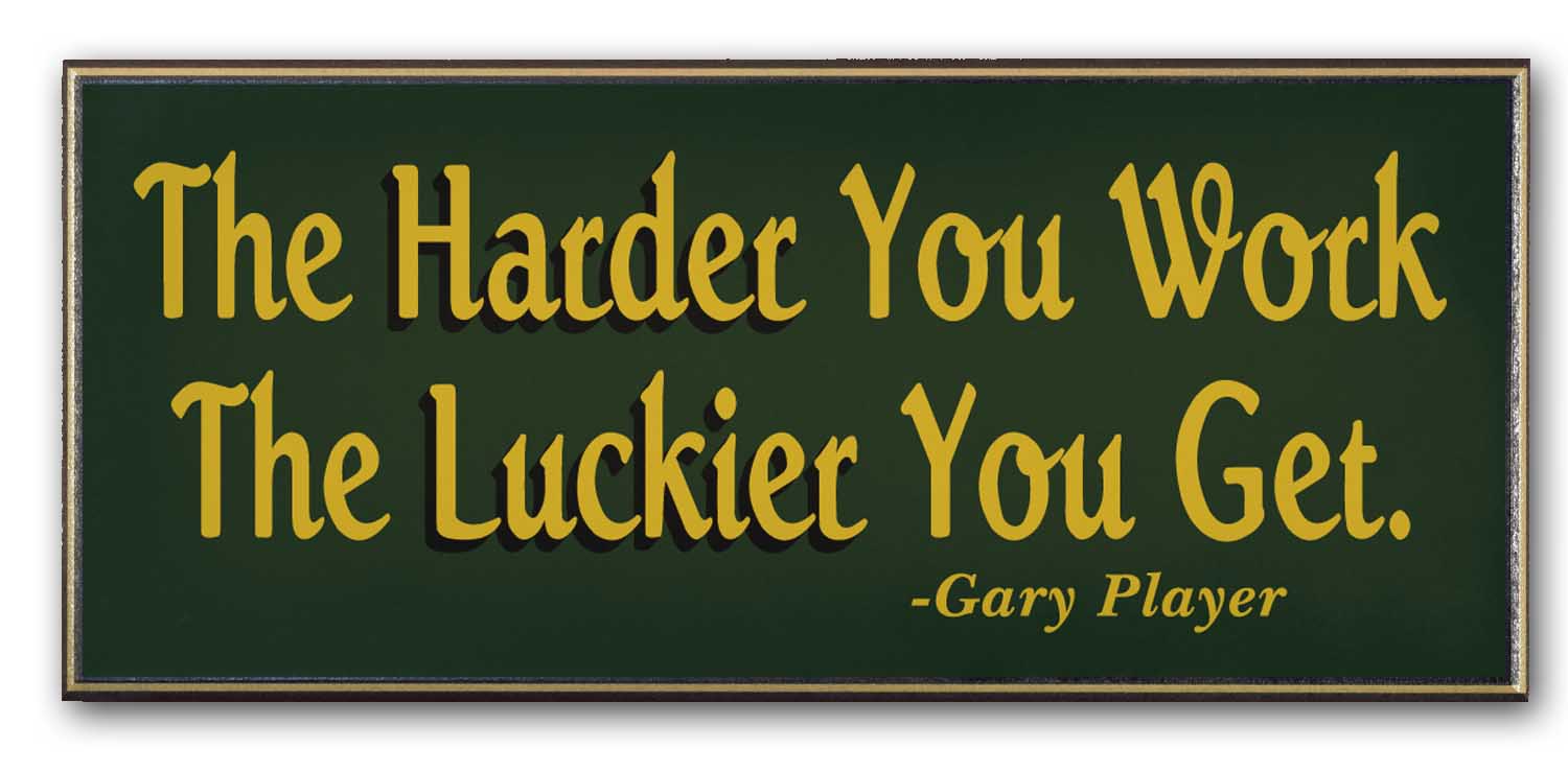 the harder you work the luckier you become essay the harder you work the luckier you become essay