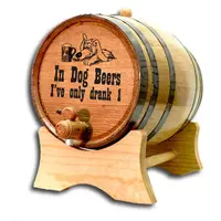 'Dog Beers' Oak Barrel (B171)