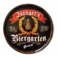 'Beirgarten' Personalized Quarter Barrel Sign (QBX_21)