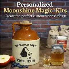 Personalized Moonshine Magic® custom engraved moonshine aging kits from 1000 Oaks Barrel Co.
