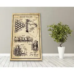 Billiard Ball Rack Patent Drawing