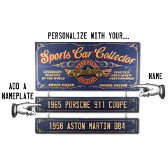 Sports Car Collector Sign (OC86)