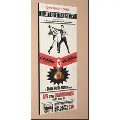 Personalized Boxing Vaudeville Sign