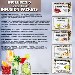 Liquor Quik Vodka Collection Infusion Packets