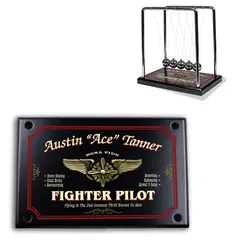 Fighter Pilot Newton's Cradle (Personalized)