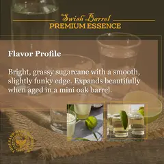 The Cachaça flavor profile includes:

*   Fresh grassy notes
*   Slight tropical funk
*   Smooth earthy finish
*   Subtle citrus compatibility
*   Excellent cocktail performance