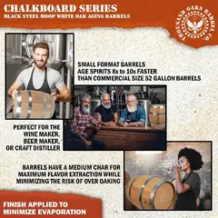 charred oak barrel home distilling supplies