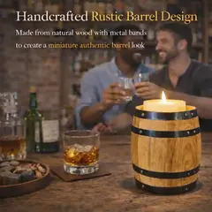 handcrafted-rustic-barrel-candle-holder-whiskey-bar-decor.webp