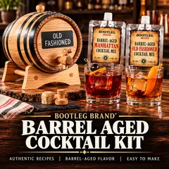Bootleg Brand™ Barrel Aged Cocktail Kits