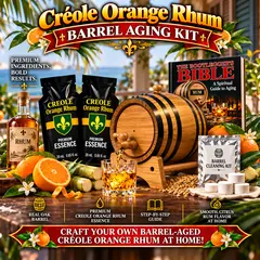 Créole Orange Rhum flavor profile showing citrus zest sweet orange vanilla spice and smooth tropical finish