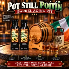 Pot Still Poitín Making Bootleg Kit, irish whiskey making kit, Irish Whiskey