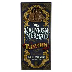 Drunken Mermaid Plank Sign (7092)