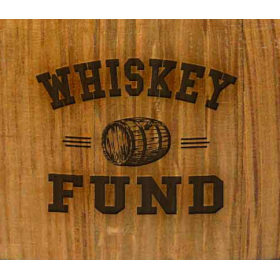 'Whiskey Fund' Mini Oak Barrel Bank (PB102)