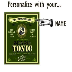 Beard Tonic Personalized Sign