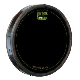Irish Pub 'ERIN GO BRAGH' Chalkboard Quarter Barrel Sign (QB_360)
