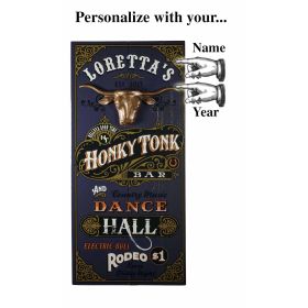 Honky Tonk Plank Sign (7091)