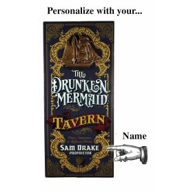 Drunken Mermaid Plank Sign (7092)