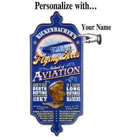 'Flying Aces' Personalized Dubliner Wood Sign (DUB65)