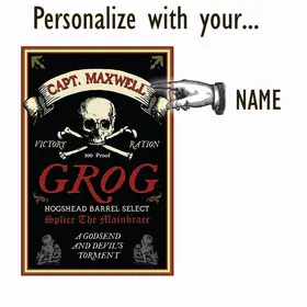 Grog Personalized Sign
