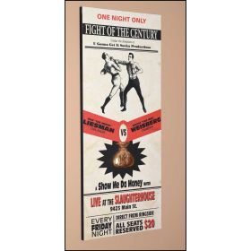 Personalized Boxing Vaudeville Sign