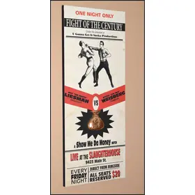 Personalized Boxing Vaudeville Sign