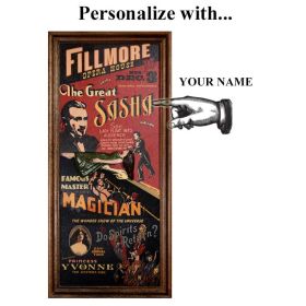 Personalized  Vintage Magic Vaudeville Sign