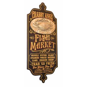 'Fish Market' Personalized Dubliner Plank Sign (12)
