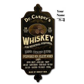 'Whiskey' Personalized Dubliner Plank Sign (35)