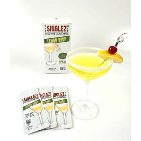 Singlez Bar  Lemon Drop Cocktail Mix 10 pack box