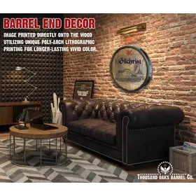 Scotch Distillery Quarter Barrel (C15) on brick wall