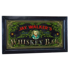 'Whiskey Bar' Personalized Bar Mirror