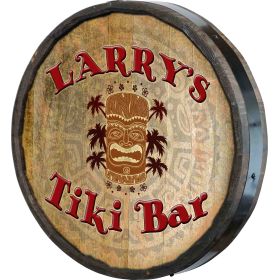 Tiki Bar Quarter Barrel Sign (C33)