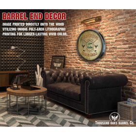 19th Hole Bar & Grill Quarter Barrel Sign (C35)