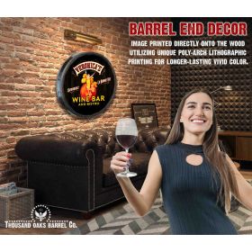 Wine Bar & Bistro Quarter Barrel Sign (QB1806)