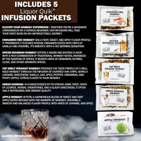 Liquor Quik Whiskey Collection Infusion Packets