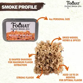 Mulled Wine Oak - Foghat Culinary Smoking Fuel