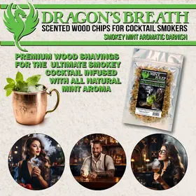 Dragons Breath Mint Julep Scented Wood Shavings (8oz)