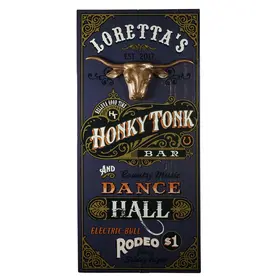 Honky Tonk Plank Sign (7091)