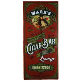 Cigar Bar Plank Sign (7094)