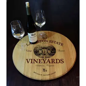 'Estate' Personalized Barrel Head Lazy Susan (B518)
