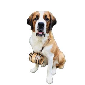 St. Bernard Dog Collar Oak Barrel