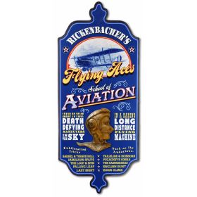 'Flying Aces' Personalized Dubliner Wood Sign (DUB65)