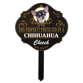 Personalized Protected by 'Chihuahua' sign (wulf5)