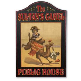 Sultan's Camel Vintage Pub Sign