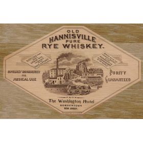 Old Hannisville Pure Rye Whiskey Ad