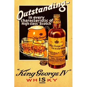 King George IV Whiskey Ad