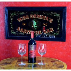 'Absynthe Bar' Personalized Bar Mirror (MIR35)