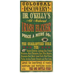'Irish Elixer'  Personalized Plank Sign (MOVP_556)