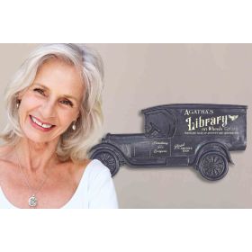 Personalized Library Model T Truck Sign