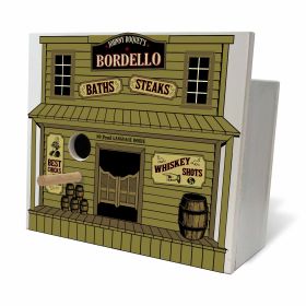 Personalized Bordello Birdhouse (Q127)